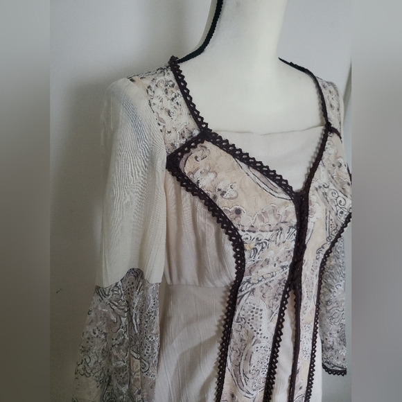 1970s Gunne Sax Style Maxi Dress - Picture 3 of 11